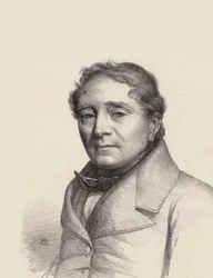 Louis Antoine Eléonore Ponchard operaénekes portréja 1787-1866, 1845.