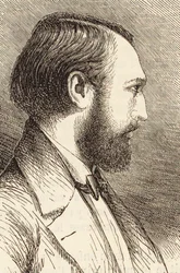 Louis Lacombe zongoraművész és zeneszerző portréja 1818-1884.