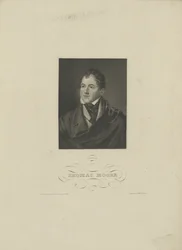 Thomas Moore költő portréja, 1779-1852, 1830-as évek