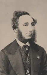Camillo Sivori hegedűművész és zeneszerző portréja 1815-1894, 1865 körül.