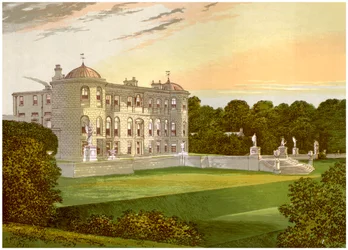 Powerscourt, Wicklow megye, Írország, Powerscourt vikomt otthona, 1880