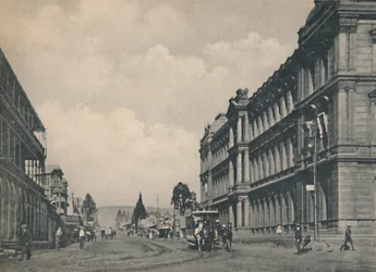 Pretoria - Piac utca délre néz, 1912-ben.