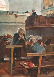 Primitive Methodists at Prayer, c1889, c1902.