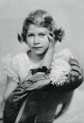 Erzsébet hercegnő kilenc éves, 1935, 1937