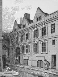 A Leathersellers Hall főbejárata, City of London, 1801 1911