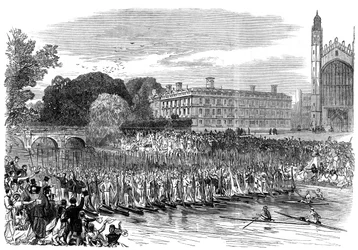 Hajók felvonulása Cambridge-ben, 1870