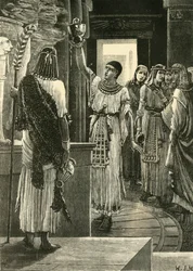 Psammetichus és a bronzsisak, 1890.
