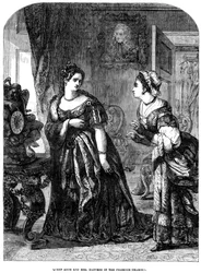 Anna királynő 1665-1714 és Mrs. Danvers a jelenléti kamrában