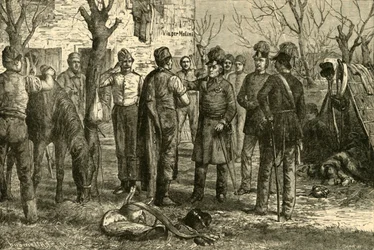 Radetsky a novarai győzelem után 1849, 1890.
