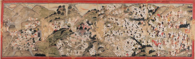 Raja Sansar Chand megtámadja Kangra erődjét