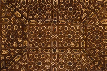 Real Alcazar de Sevilla - mennyezeti dekoráció Sevilla Espagne