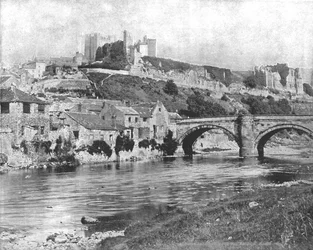 Richmond kastély, North Yorkshire, 1894.