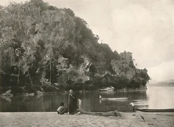 River Scene – The Second Defile, Bhamo közelében, 1900.
