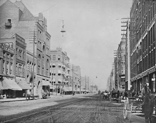 Riverside Avenue, Spokane, Washington, 1897.