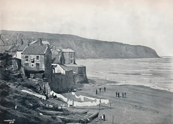 Robin Hoods Bay – A falu és öböl, 1895