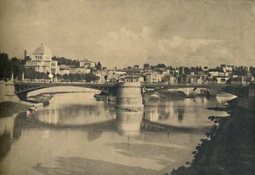 Róma – Ponte Garibaldi, 1910.
