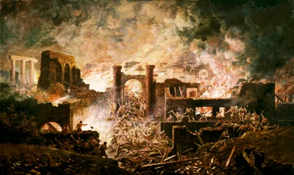 „Római csatajelenet”, 19. század