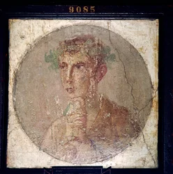 Egy pompei fiatalember római portréja, 1. század.