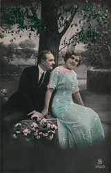 Romantikus képeslap, 1910