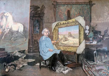 Rosa Bonheur műtermében, 1893