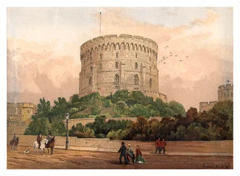 Kerek torony, Windsor, 1880