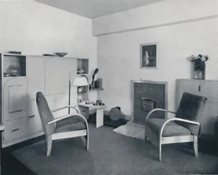 Rowley Gallery of Decorative Art Ltd - Étkező-nappali kombinált helyiség zárva, 1939