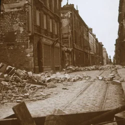 Rue Ceres, Reims, Észak-Franciaország, c1914-c1918.