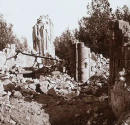 Romos kastély, Pinon, Észak-Franciaország, 1914-c1918
