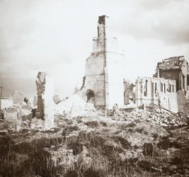 Romos templom, Chauny, Észak-Franciaország, c1914-c1918