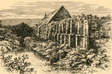 Barn romjai, Abbotsbury Abbey, 1898.