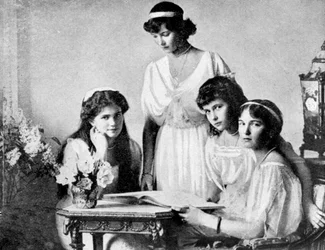Orosz királyi hölgyek, Tsarkoe katonai kórház, 1914
