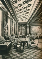 S. S Ile de France, Grand Salon, 1927