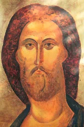 Szent Lázár katedrális (Szent Lázár székesegyház) Jézus portréja, Autun, Franciaország