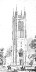 Saint Peters Church, Evercreech, Somerset, 1850-es évek