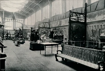 Salle DEthnographie a brüsszeli kiállításon, 1897