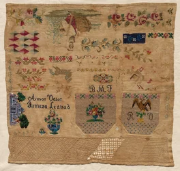 Sampler, 1800-as évek.
