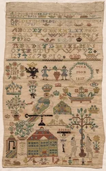 Sampler töredék, 1817.