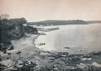 Saundersfoot – Általános nézet az öbölről, 1895