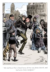 Jelenet Charles Dickens karácsonyi énekéből, 1843
