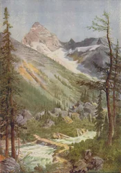 Jelenet a Sziklás-hegységben, 1924