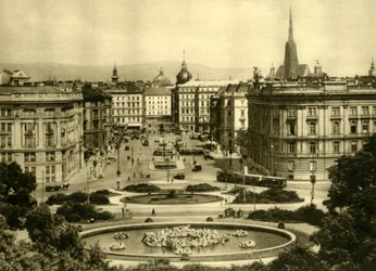 Schwarzenbergplatz, Bécs, Ausztria, 1935.