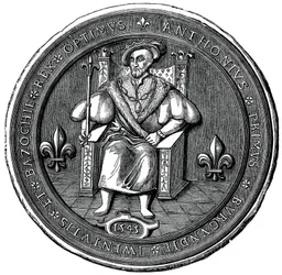 Basoche királyának pecsétje, 1870. századi XVI