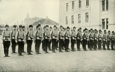 Servian Cavalry on Parade, 1919.