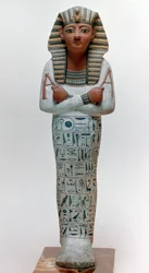 IV. Ramszesz shabti alakja, egyiptomi, 20. dinasztia