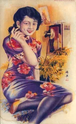 Shanghai reklámplakát, 1930-as évek