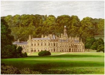 Shelton Abbey, Wicklow megye, Írország, Wicklow grófjának otthona, 1880