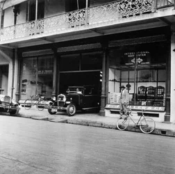 Singer autószalon, Port of Spain, Trinidad, Trinidad és Tobago, 1931