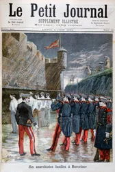 Hat anarchistát végeztek ki Barcelonában, 1894