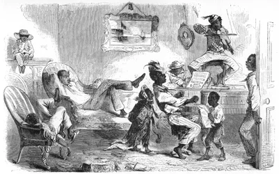 A felszabadulást ünneplő rabszolgák, 1860-as évek