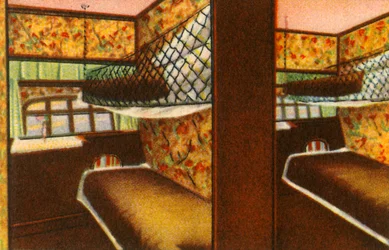 Hálószobák egy zeppelin fedélzetén, 1932.
